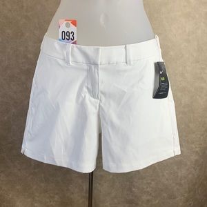 New With Defects Nike Dri Fit Standard White Athletic Shorts